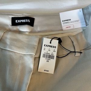 Express linen ankle trouser - tan